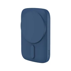 Blue Star Slim DG-P8 MagSafe kompatibilná powerbanka 15 W 5000 mAh tmavomodrá
