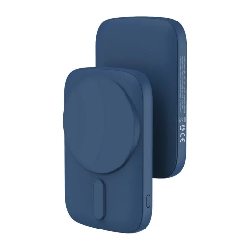 Blue Star Slim DG-P8 MagSafe kompatibilná powerbanka 15 W 5000 mAh tmavomodrá - 3