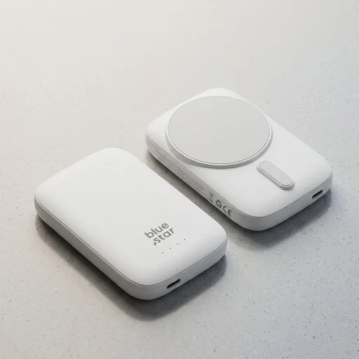 Blue Star Slim DG-P8 15W 5000 mAh biela MagSafe kompatibilná powerbanka - 6