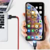 Tellur USB–Lightning dátový kábel s LED podsvietením 3A 1,2 m červený thumbnail