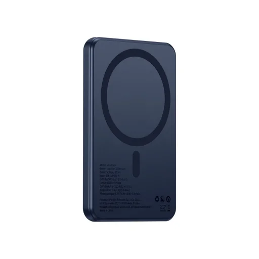 Forcell F-Energy Slim F5K9 QC4.0 PD3.0 15W 5000 mAh MagSafe kompatibilná powerbanka tmavomodrá - 3