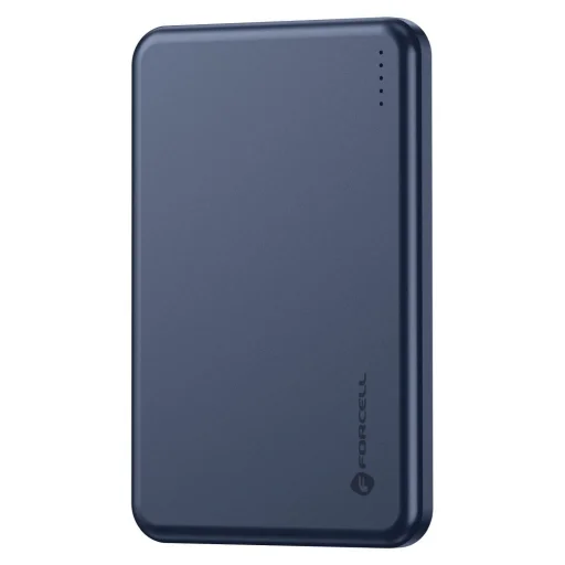 Forcell F-Energy Slim F5K9 QC4.0 PD3.0 15W 5000 mAh MagSafe kompatibilná powerbanka tmavomodrá - 4