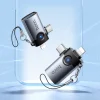 Hoco UA46E Victory szürke 2 az 1-ben OTG adapter Lightning / USB-C - USB-A thumbnail