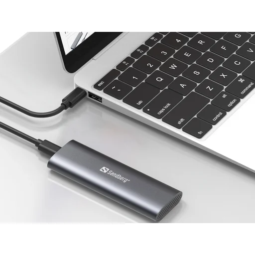 Sandberg 136-39 USB 3.2 box pre M.2 + NVMe SSD - 5