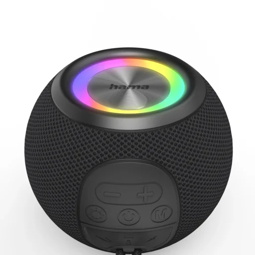 Hama 00188237 Ball Shape 3,0 Black Bluetooth reproduktor - 6