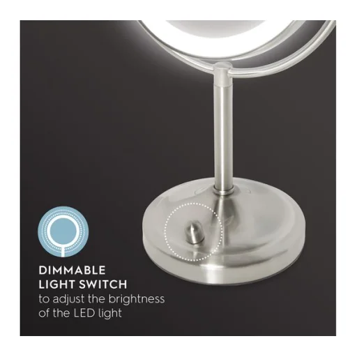HoMedics MIR-8150-EU kozmetické zrkadlo s LED osvetlením - 4