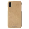 Krusell Broby Apple iPhone X/XS velúrové puzdro, koňakovo hnedá thumbnail