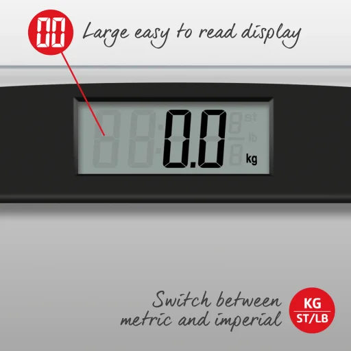 Salter 9208 BK3R kompaktná sklenená elektronická osobná váha - 3