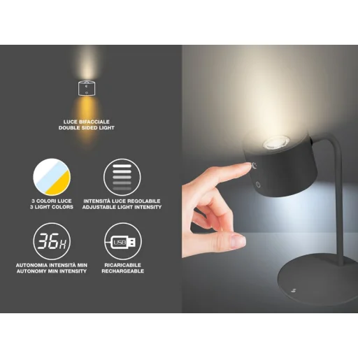 Nabíjateľná LED lampa Beper P201UTP304 - 2