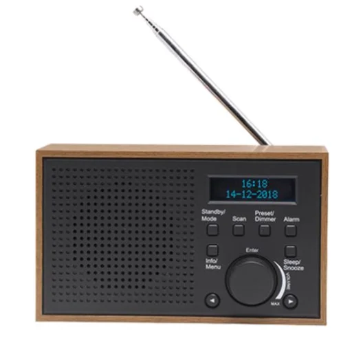 Denver DAB-46DGR tmavosivé digitálne rádio - 2