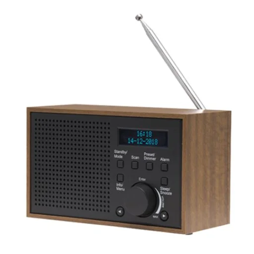 Denver DAB-46DGR tmavosivé digitálne rádio - 1