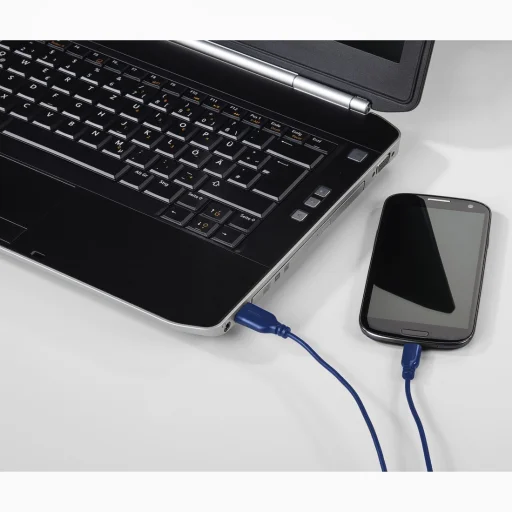 Hama 00135785 Flexi-Slim USB-C kábel 0,75 m modrý - 6