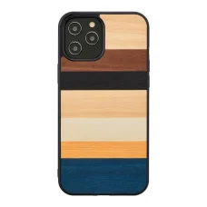 MAN&WOOD puzdro pre iPhone 12 / 12 Pro, Province Black