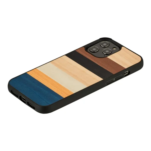 MAN&WOOD puzdro pre iPhone 12 / 12 Pro, Province Black - 2