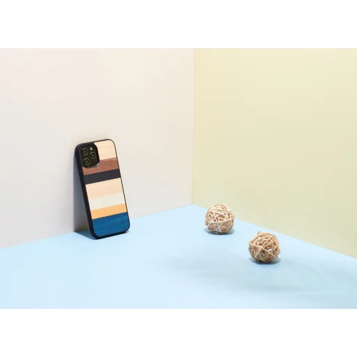 MAN&WOOD puzdro pre iPhone 12 / 12 Pro, Province Black - 3