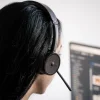 Tellur Voice Pro bezdrôtový call center headset čierny thumbnail