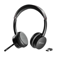 Tellur Voice Pro bezdrôtový call center headset čierny