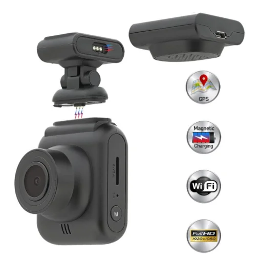 Tellur Dash Patrol DC2 FullHD 1080P palubná kamera do auta, GPS, čierna - 5