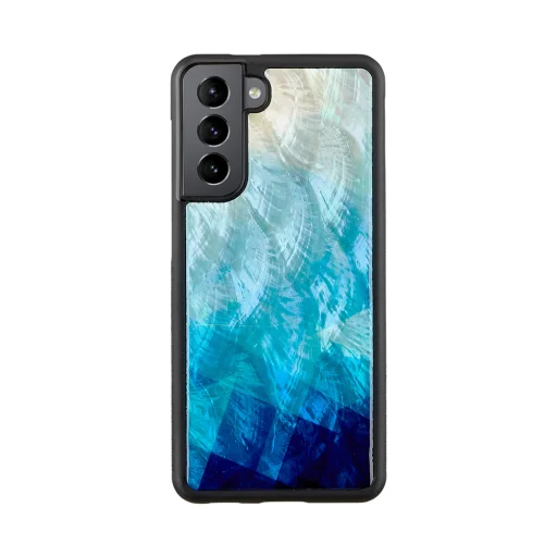 Puzdro iKins pre Samsung Galaxy S21, Blue Lake Black - 1