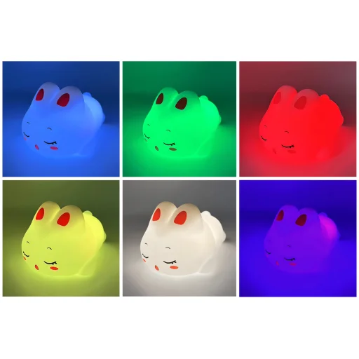 Media-Tech MT225 Pokky Dreaming Bunny silikónová detská nočná lampa - 2