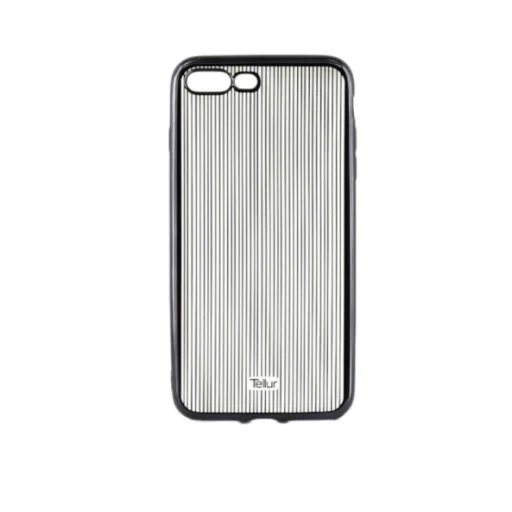 Tellur Cover Silicone pre iPhone 7 Plus Vertical Stripes čierne puzdro - 2