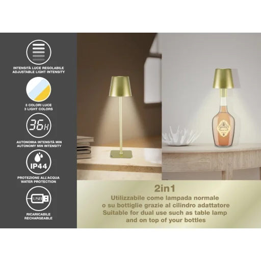 Beper P201UTP116 nabíjateľná stolná lampa - 2
