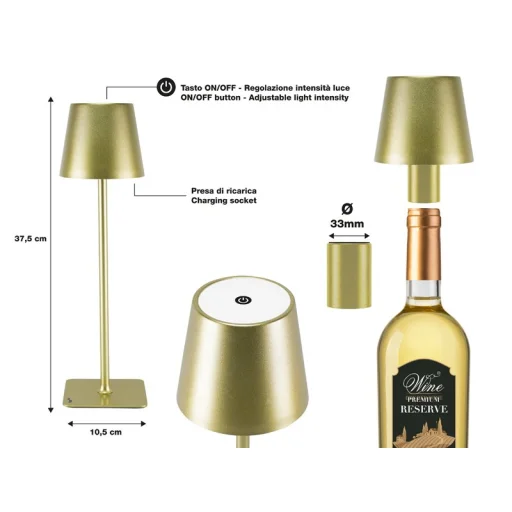 Beper P201UTP116 nabíjateľná stolná lampa - 4