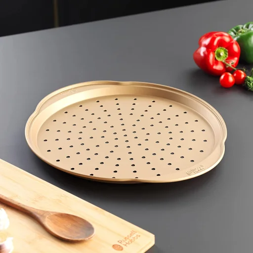 Russell Hobbs RH02338GEU71 Opulence 37 cm zlatá panvica na pizzu - 7