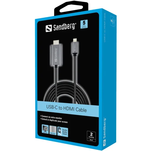 Sandberg 136-21 USB-C - HDMI kábel 2 m - 2
