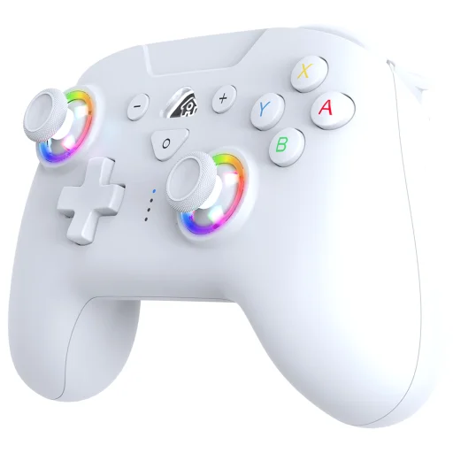 Subsonic Wireless LED Controller White bezdrôtový ovládač pre konzolu Nintendo Switch - 5