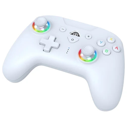 Subsonic Wireless LED Controller White bezdrôtový ovládač pre konzolu Nintendo Switch - 6