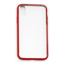 Devia Elegant nárazuvzdorné puzdro iPhone XS/X (5,8") červené puzdro