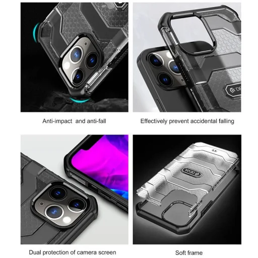 Devia Vanguard ütésálló tok iPhone 12 mini készülékhez, zöld - 4