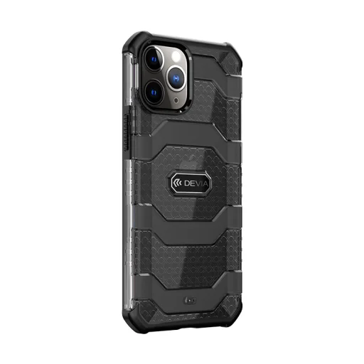 Devia Vanguard nárazuvzdorný kryt pre iPhone 12 Pro Max, čierny - 1