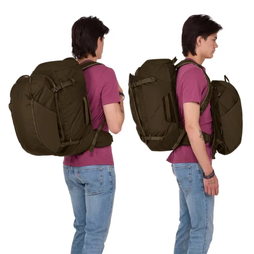 Thule 5313 Landmark 60L Unisex cestovný batoh Deep Khaki - 4