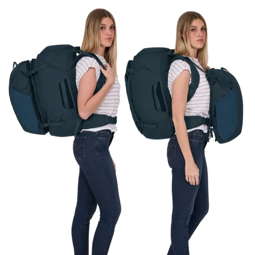 Thule 5315 Landmark 60L dámsky cestovný batoh, tmavomodrý - 4