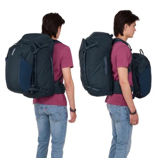 Thule 5317 Landmark 70L unisex cestovný batoh, tmavomodrá - 4