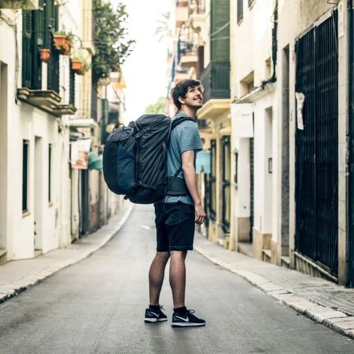 Thule 5317 Landmark 70L unisex cestovný batoh, tmavomodrá - 8
