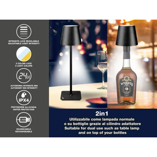 Beper P201UTP118 dotyková LED stolná lampa - 2