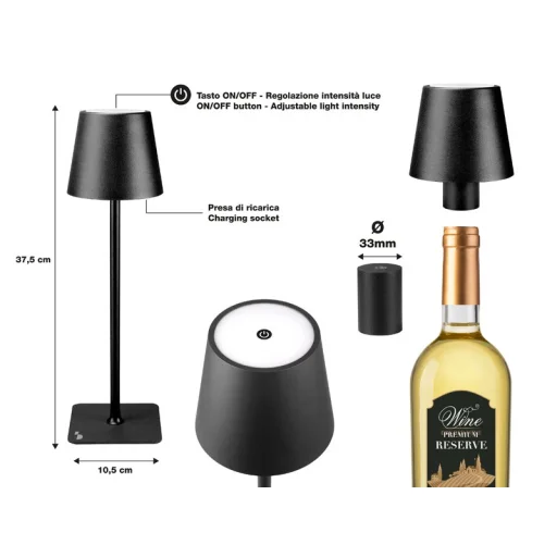 Beper P201UTP118 dotyková LED stolná lampa - 4