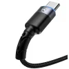 Tellur USB – Type-C LED nylonový pletený dátový a nabíjací kábel 1,2 m čierny thumbnail