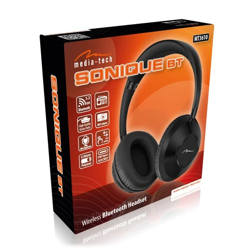 Media-Tech MT3610 Sonique BT Bluetooth slúchadlá - 8