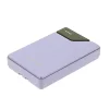 Tellur Power Bank 10000mAh so zabudovanými káblami USB-C a Lightning, fialová thumbnail