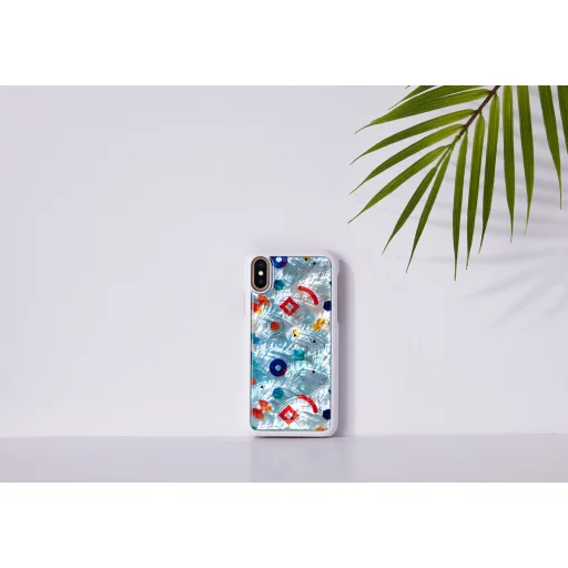 iKins SmartPhone puzdro iPhone XS/S poppin rock biele puzdro - 3