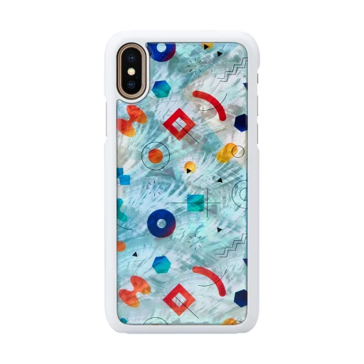 iKins SmartPhone puzdro iPhone XS/S poppin rock biele puzdro - 1