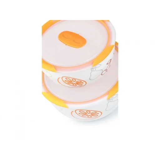 Oursson BS4781RC/OR oranžová keramická sada šalátových mís - 2