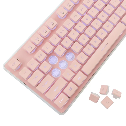 White Shark TACHI PINK GK-003441 ružová US klávesnica - 4