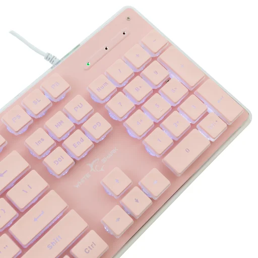 White Shark TACHI PINK GK-003441 ružová US klávesnica - 5