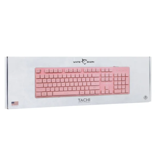 White Shark TACHI PINK GK-003441 ružová US klávesnica - 7