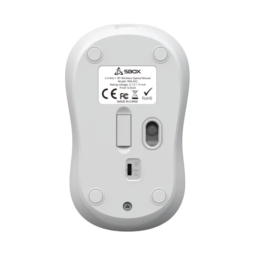 Sbox WM-602 bezdrôtová myš biela - 5